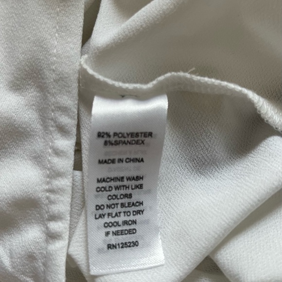 Prima White Bodysuit Size Small - Picture 6 of 10